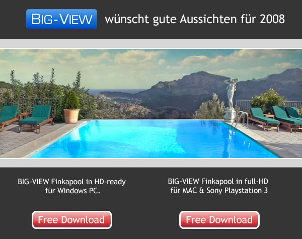 Big View wünscht gute Aussichten für 2008